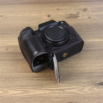 ฐานเคสหนัง PU ครึ่งตัวสำหรับกล้อง Fujifilm XH2S ขนาดเกลียว 1/4 นิ้ว, สำหรับ Fujifilm XH2S