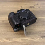ฐานเคสหนัง PU ครึ่งตัวสำหรับกล้อง Fujifilm XH2S ขนาดเกลียว 1/4 นิ้ว, สำหรับ Fujifilm XH2S