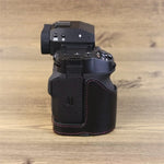 ฐานเคสหนัง PU ครึ่งตัวสำหรับกล้อง Fujifilm XH2S ขนาดเกลียว 1/4 นิ้ว, สำหรับ Fujifilm XH2S
