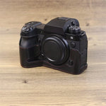 ฐานเคสหนัง PU ครึ่งตัวสำหรับกล้อง Fujifilm XH2S ขนาดเกลียว 1/4 นิ้ว, สำหรับ Fujifilm XH2S