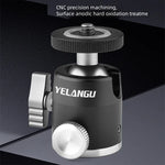 อะแดปเตอร์หัวบอลขาตั้งกล้องโลหะพาโนรามา YELANGU LW-A01, LW-A01