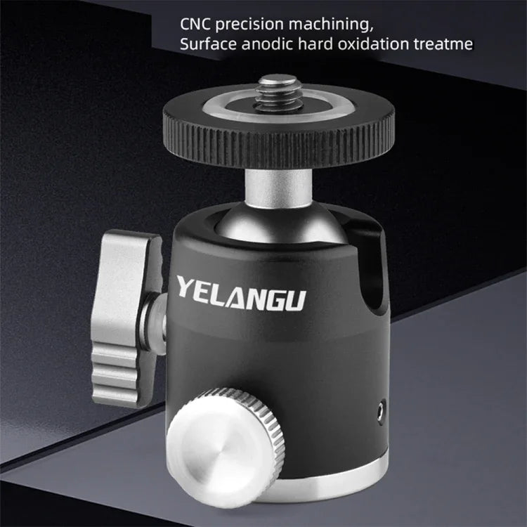 อะแดปเตอร์หัวบอลขาตั้งกล้องโลหะพาโนรามา YELANGU LW-A01, LW-A01