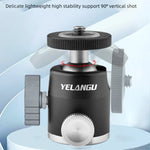 อะแดปเตอร์หัวบอลขาตั้งกล้องโลหะพาโนรามา YELANGU LW-A01, LW-A01