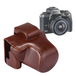 กระเป๋าเคสหนัง PU สำหรับกล้องทั้งตัวพร้อมสายสะพายสำหรับ Canon EOS M5, สำหรับ EOS M5