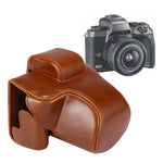กระเป๋าเคสหนัง PU สำหรับกล้องทั้งตัวพร้อมสายสะพายสำหรับ Canon EOS M5, สำหรับ EOS M5
