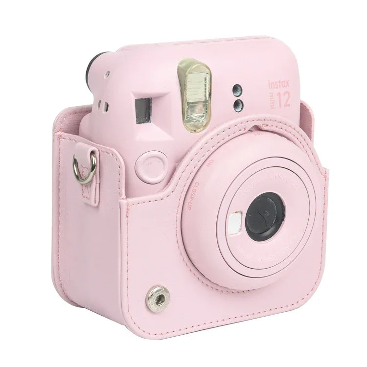 เคสหนังเต็มตัวสำหรับกล้อง FUJIFILM instax mini 12 พร้อมสายสะพาย