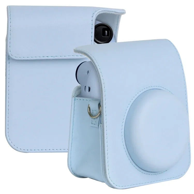 เคสหนังเต็มตัวสำหรับกล้อง FUJIFILM instax mini 12 พร้อมสายสะพาย