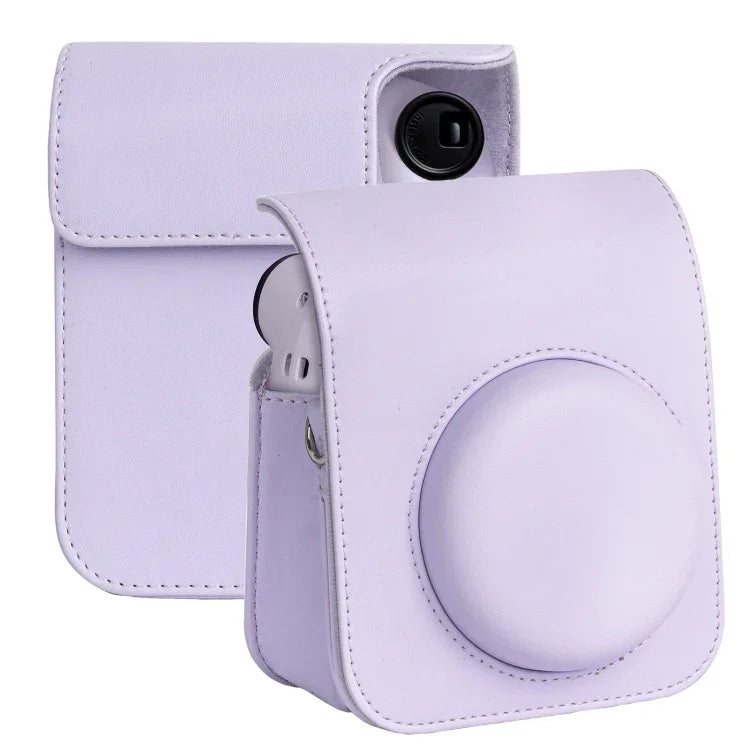 เคสหนังเต็มตัวสำหรับกล้อง FUJIFILM instax mini 12 พร้อมสายสะพาย