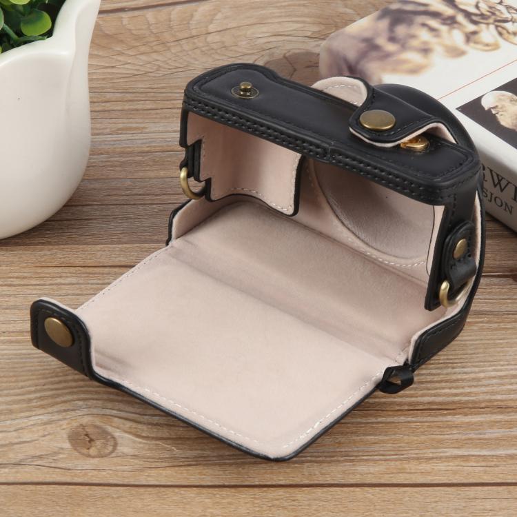 เคสหนังเต็มตัวสำหรับกล้อง Vlog Sony ZV-1F พร้อมสายสะพาย, สำหรับ Sony ZV-1F