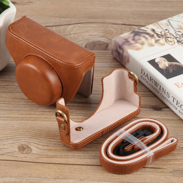 เคสหนังเต็มตัวสำหรับกล้อง Vlog Sony ZV-1F พร้อมสายสะพาย, สำหรับ Sony ZV-1F