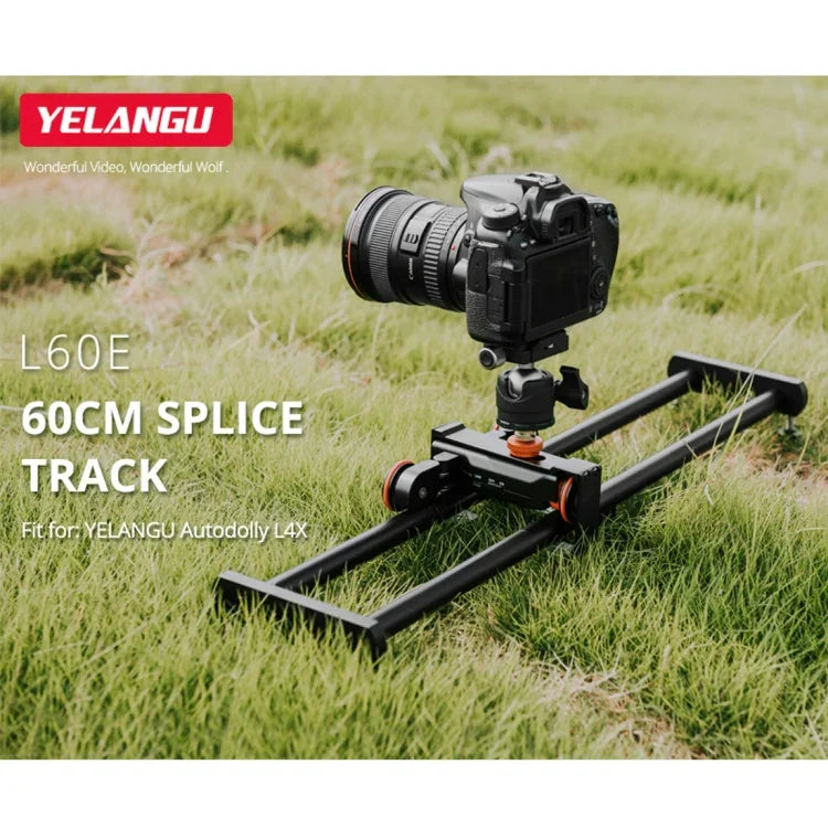 รางสไลด์ต่อราง 60 ซม. YELANGU YLG0119A พร้อมตะขอรางสำหรับกล้อง SLR / กล้องวิดีโอ, ราง 60 ซม. + ตะขอราง