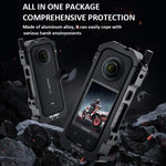 เคสกรอบโลหะสำหรับ Insta360 X3 YELANGU LW-ONE X3 ขยายกรอบ, LW-ONE X3