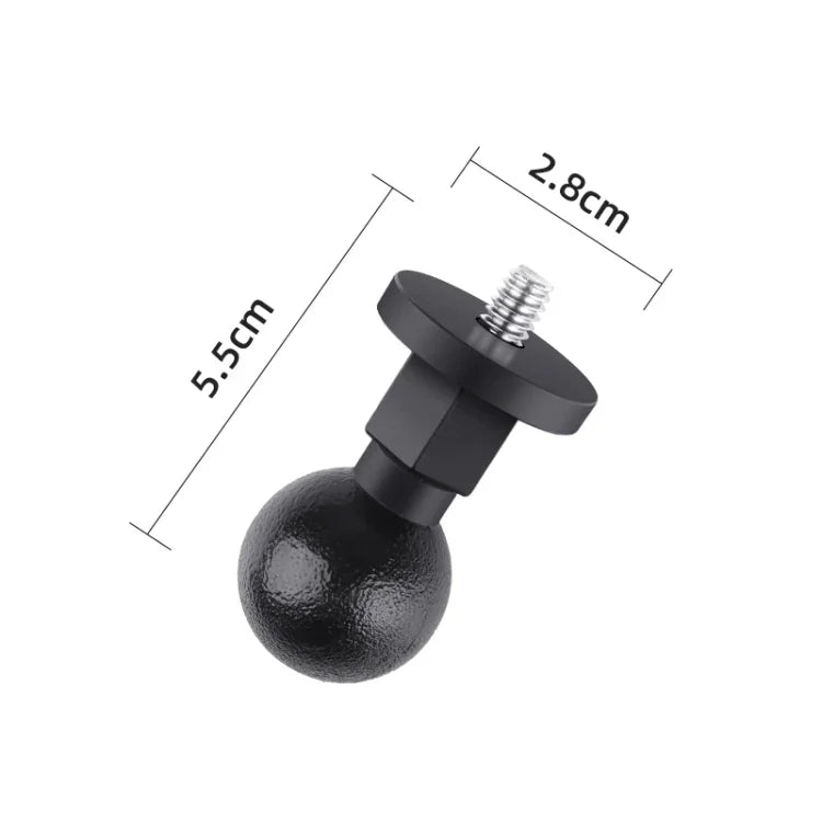 อะแดปเตอร์หัวบอลสกรู 25mm 1/4 นิ้ว ทำจาก ABS
