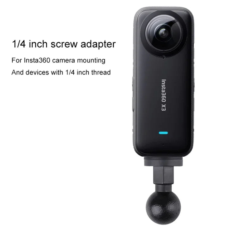 อะแดปเตอร์หัวบอลสกรู 25mm 1/4 นิ้ว ทำจาก ABS