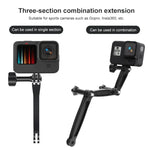 แขนต่ออลูมิเนียมแบบ 3 in 1 สำหรับ GoPro, Insta360, DJI และกล้องแอคชั่นอื่นๆ, 3 in 1