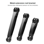 แขนต่อจับอลูมิเนียมสำหรับ GoPro, Insta360, DJI และกล้องแอคชั่นอื่นๆ ความยาว 10.8 ซม., 10.8 ซม.