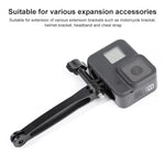 แขนต่อจับอลูมิเนียมสำหรับ GoPro, Insta360, DJI และกล้องแอคชั่นอื่นๆ ความยาว 10.8 ซม., 10.8 ซม.