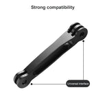 ข้อต่อแขนอลูมิเนียม Joint Extension Arm Grip Extenter สำหรับ GoPro, Insta360, DJI และกล้องแอคชั่นอื่นๆ, ความยาว: 8.8 ซม., 8.8 ซม.