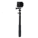 ขาตั้งกล้องแบบพับได้พร้อมด้ามจับความยาว 30-93 ซม. สำหรับ GoPro, Insta360, DJI และกล้องแอคชั่นอื่นๆ, โทรศัพท์, ความยาว: 30-93 ซม.