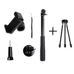 ขาตั้งกล้องแบบพับได้พร้อมด้ามจับความยาว 30-93 ซม. สำหรับ GoPro, Insta360, DJI และกล้องแอคชั่นอื่นๆ, โทรศัพท์, ความยาว: 30-93 ซม.