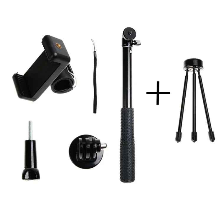 ขาตั้งกล้องแบบพับได้พร้อมด้ามจับความยาว 30-93 ซม. สำหรับ GoPro, Insta360, DJI และกล้องแอคชั่นอื่นๆ, โทรศัพท์, ความยาว: 30-93 ซม.