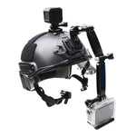 Helmet Front Mount Bundle Set for GoPro, Insta360, DJI and Other Action Cameras, Mount Bundle Set