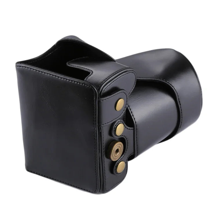 กระเป๋าเคสหนัง PU ครอบตัวกล้องสำหรับ Canon EOS 200D (เลนส์ 18-55mm), สำหรับ EOS 200D