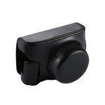กระเป๋าเคสหนัง PU สำหรับกล้องพร้อมสายสะพายสำหรับ Panasonic Lumix GF7 / GF8 / GF9 (เลนส์ 12-32mm / 14-42mm), สำหรับ Lumix GF7