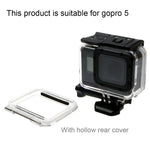 เคสกันน้ำลึก 30 เมตรสำหรับ GoPro HERO6 /5 พร้อมฝาหลังโปร่งแสงและตัวยึดพื้นฐานพร้อมสกรู ไม่ต้องถอดเลนส์ (GP413), เคสและฝาหลัง