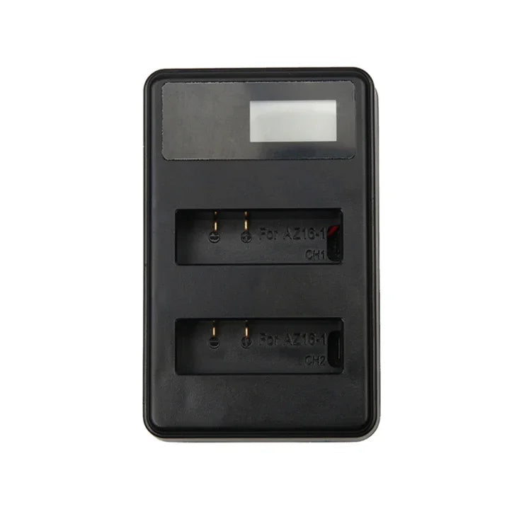 เครื่องชาร์จแบตเตอรี่คู่พร้อมหน้าจอ LCD และสาย USB สำหรับกล้อง Xiaoyi 4K Sport, แสดงสถานะแบตเตอรี่ (XM47), เครื่องชาร์จแบตเตอรี่หน้าจอ LCD