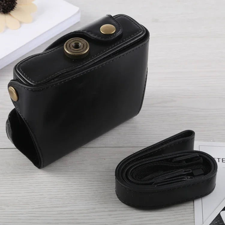 กระเป๋าเคสกล้องหนัง PU พร้อมสายสะพายสำหรับ Canon G16, สำหรับ G16