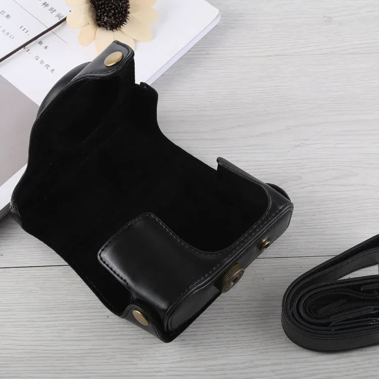 กระเป๋าเคสกล้องหนัง PU พร้อมสายสะพายสำหรับ Canon G16, สำหรับ G16