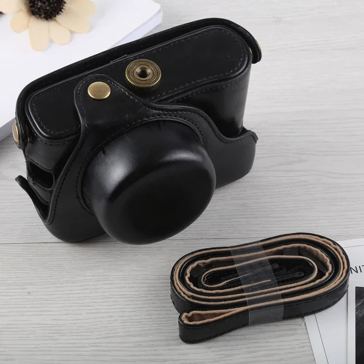 กระเป๋าเคสกล้องหนัง PU พร้อมสายสะพายสำหรับ Fujifilm X100F, สำหรับ FUJI X100F
