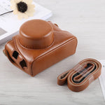 กระเป๋าเคสกล้องหนัง PU พร้อมสายสะพายสำหรับ Fujifilm X100F, สำหรับ FUJI X100F