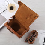 กระเป๋าเคสกล้องหนัง PU พร้อมสายสะพายสำหรับ Fujifilm X100F, สำหรับ FUJI X100F