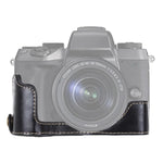 ฐานเคสกล้องหนัง PU ครึ่งตัวพร้อมเกลียว 1/4 นิ้ว สำหรับ Canon EOS M5, สำหรับ Canon M5
