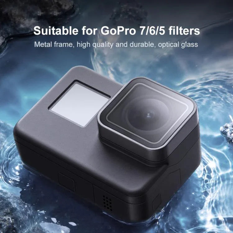 ชิ้นส่วนซ่อมเลนส์ป้องกัน UV สำหรับ GoPro HERO7 /6 Black /5 Black, สำหรับฟิลเตอร์ UV GoPro HERO5