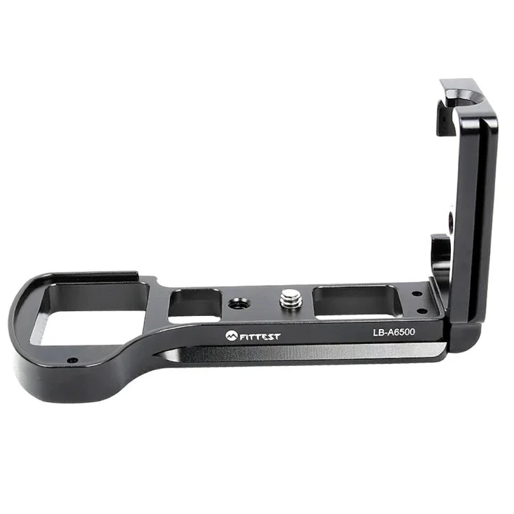 ขาตั้งฐานแผ่น L ปลดเร็วสำหรับถ่ายภาพแนวตั้ง FITTEST LB-A6500 สำหรับกล้อง Sony ILCE-6500 (A6500) พร้อมหัวบอลโลหะ