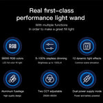 LUXCeO P6 ไฟสติ๊ก LED สีสันสดใสสำหรับถ่ายภาพ วิดีโอแบบถือ พร้อมควบคุมผ่านแอป สี LED เต็มรูปแบบ, P6