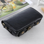กระเป๋าเคสหนัง PU ครบตัวพร้อมสายสะพายสำหรับกล้อง Samsung Galaxy EK-GC100 / EK-GC110 / EK-GC200, สำหรับ Samsung Galaxy Camera EK-GC200, สำหรับ Samsung Galaxy Camera EK-GC100