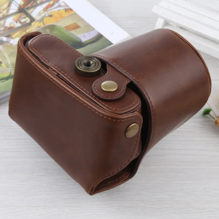 Full Body Camera PU Leather Case Bag with Strap for Olympus E-PL3 / E-PM1, For Olympus E-PL3