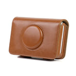 เคสหนัง PU สีพื้นสำหรับกล้อง Polaroid Snap Touch, Snap Touch