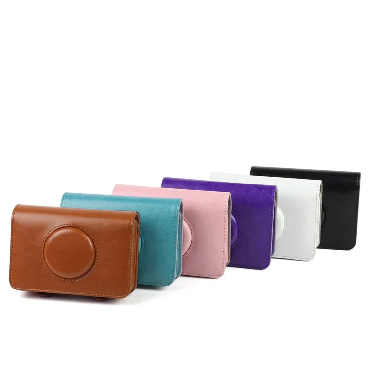 เคสหนัง PU สีพื้นสำหรับกล้อง Polaroid Snap Touch, Snap Touch