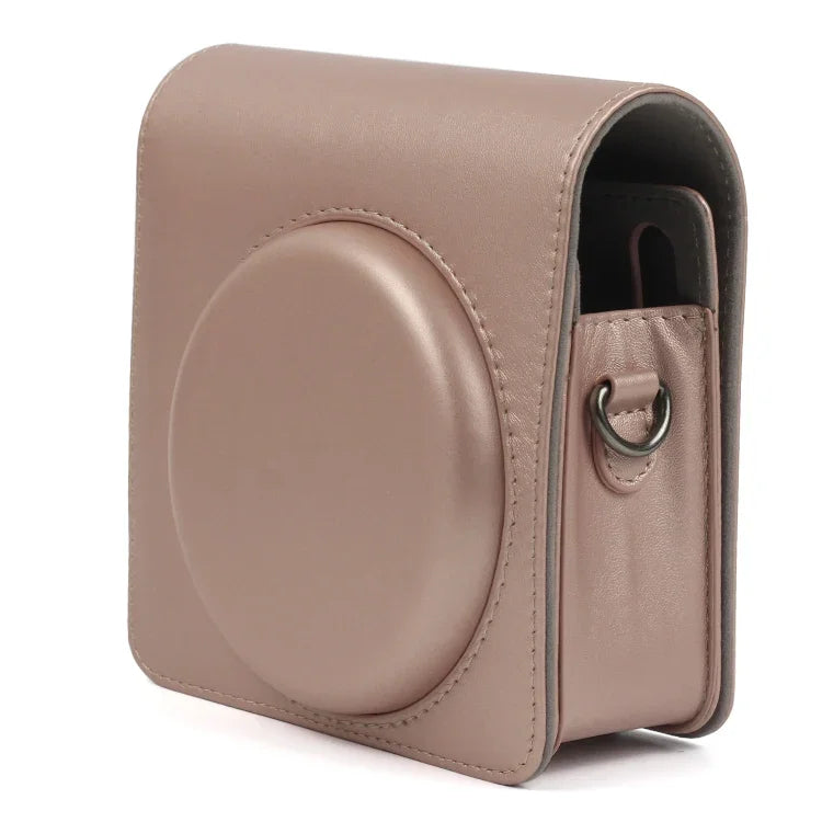 กระเป๋าเคสหนัง PU สีมุกสำหรับกล้อง FUJIFILM Instax SQUARE SQ6 พร้อมสายสะพายไหล่ปรับได้, SQ6