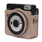 กระเป๋าเคสหนัง PU สีมุกสำหรับกล้อง FUJIFILM Instax SQUARE SQ6 พร้อมสายสะพายไหล่ปรับได้, SQ6