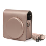 กระเป๋าเคสหนัง PU สีมุกสำหรับกล้อง FUJIFILM Instax SQUARE SQ6 พร้อมสายสะพายไหล่ปรับได้, SQ6