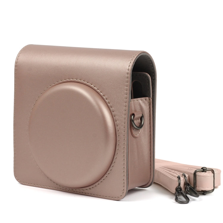 กระเป๋าเคสหนัง PU สีมุกสำหรับกล้อง FUJIFILM Instax SQUARE SQ6 พร้อมสายสะพายไหล่ปรับได้, SQ6