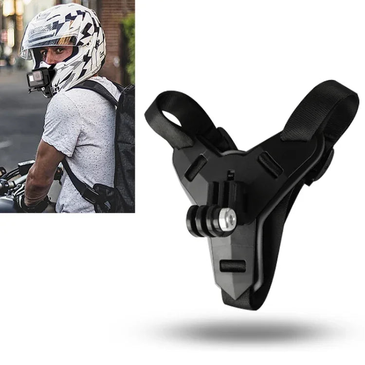 ขาติดตั้งสายรัดหมวกกันน็อคสำหรับ GoPro, Insta360, DJI และกล้องแอคชั่นอื่นๆ