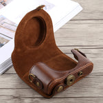 กระเป๋าเคสหนัง PU แบบเต็มตัวสำหรับกล้อง พร้อมสาย สำหรับ Sony DSC-HX90, สำหรับ Sony HX90