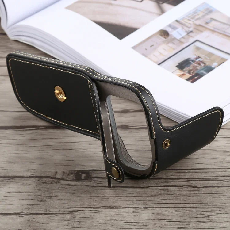 ฐานเคสหนัง PU ครึ่งตัวสำหรับกล้อง พร้อมเกลียว 1/4 นิ้ว สำหรับ Canon EOS 5D Mark IV / 5D Mark III, สำหรับ Canon 5D4